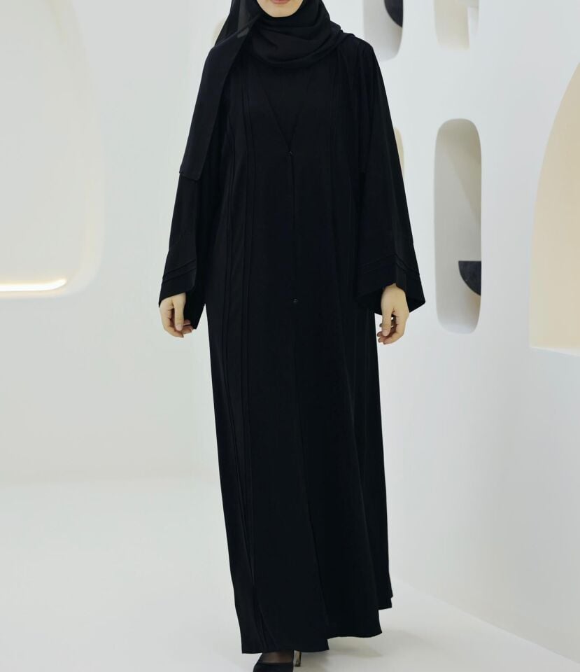 Nervürlü Abaya