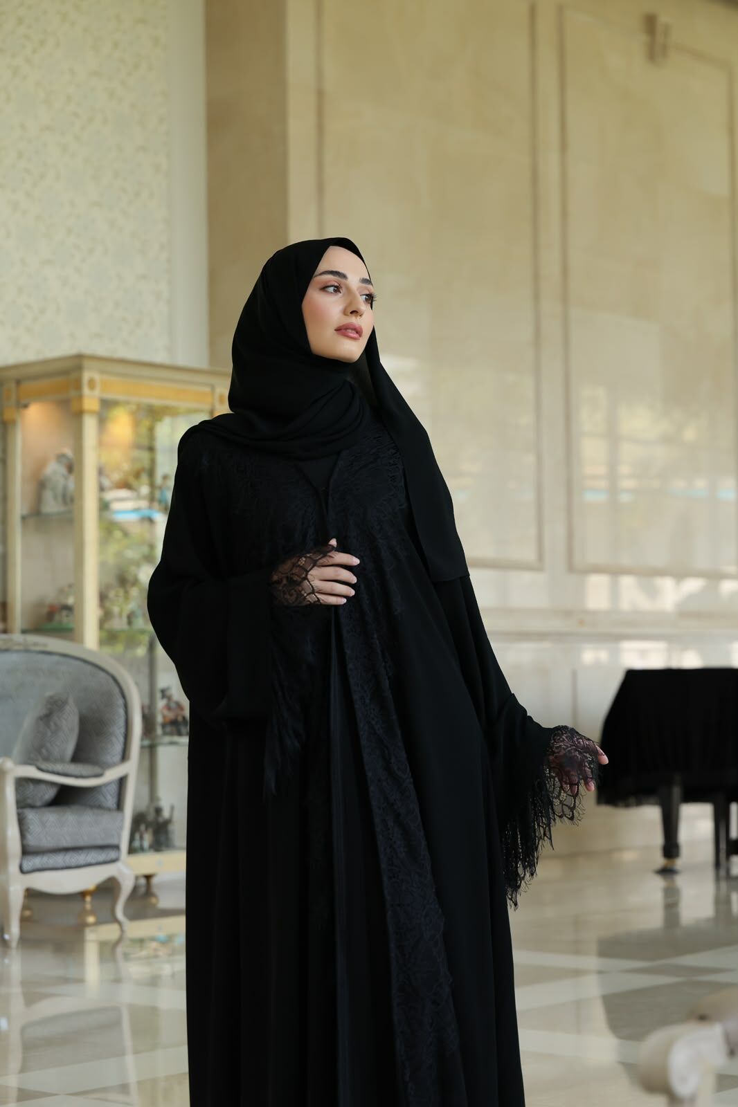 Exclusive Dantel Abaya